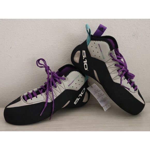 Adidas BC0866 Men's Sz 7M Black/Gray 5.10 Grandstone Climbing Shoes - Picture 1 of 12